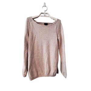 Talbots sweater womens size XS gray 100% cashmere thick
